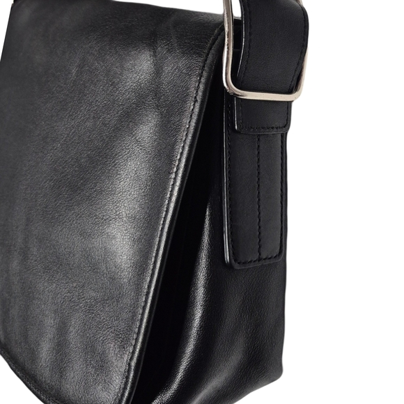 Coach Black Leather Shoulder Bag - Picture 3 of 11